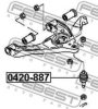 FEBEST 0420-887 Ball Joint